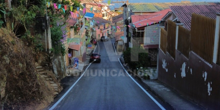 Inauguración de calles de ingreso al cantón Zaruma