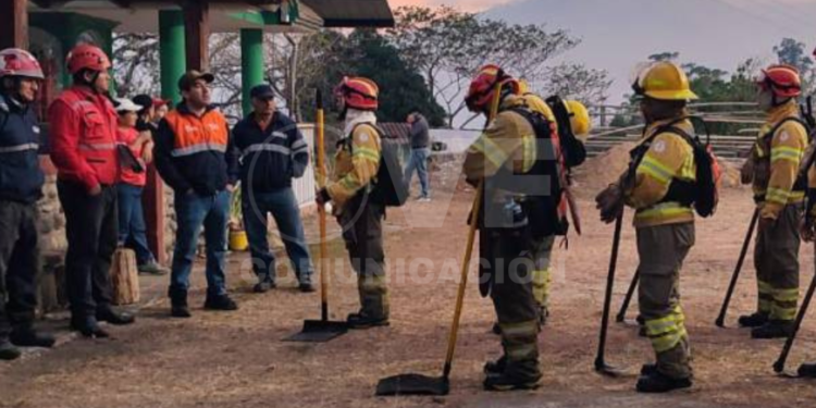 Gran incendio forestal  avanza con fuerza en Loja