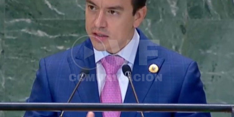 Presidente Noboa mantendrá reuniones clave en la ONU para abordar desafíos de Ecuador