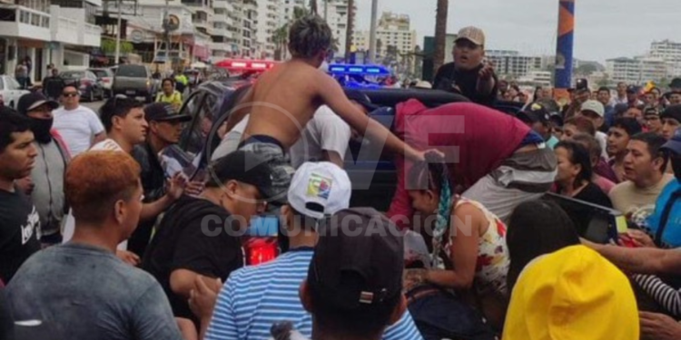 Balazo hiere a bañista en Salinas y alarma a turistas
