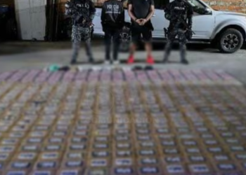 Extranjero que almacenaba 640 paquetes de droga en habitación de vivienda fue detenido en Daule