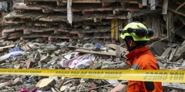 Un edificio de ocho pisos se derrumbó en Nairobi, Kenia