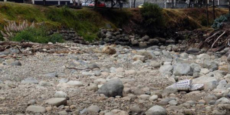El río Tomebamba sigue en estiaje y sequía hidrológica