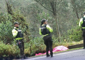 Un cadáver fue hallado en la vía a Nono, en el norte de Quito