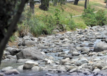 El río Tarqui, en Cuenca, vuelve a los niveles de estiaje
