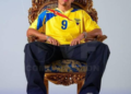 Jeremy Sarmiento lució dos camisetas históricas de la selección de Ecuador