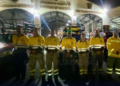 Bomberos de Guayaquil en apoyo a Cuenca frente a incendios forestales