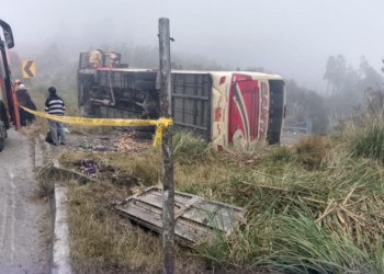 Siniestro de tránsito en la vía a Loja