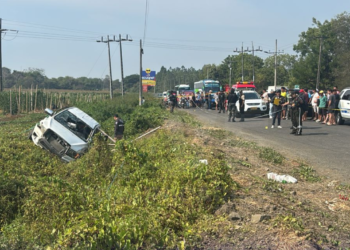 Triple crimen en una vía de Santa Ana, Manabí