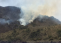 Incendio forestal en el Parque Nacional Cajas 