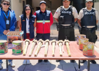 Quito intensifica lucha contra la pirotecnia ilegal