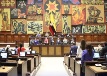 Andrea Arrobo censurada políticamente por la Asamblea Nacional de Ecuador