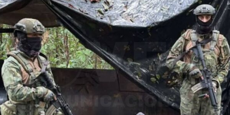 Fuerzas Armadas localizan refinería artesanal de crudo en Sucumbíos