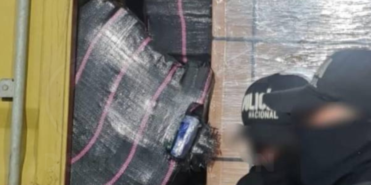 Más de una tonelada de cocaína pretendía salir de Guayaquil a Vigo, España