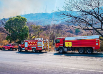 Segura EP coordina esfuerzos para contener incendio forestal en el sector Cerro Azul