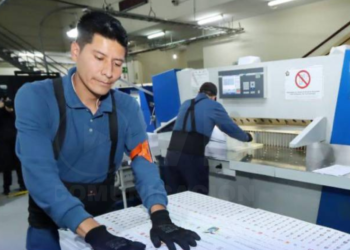 El 18,34 % de papeletas está impreso