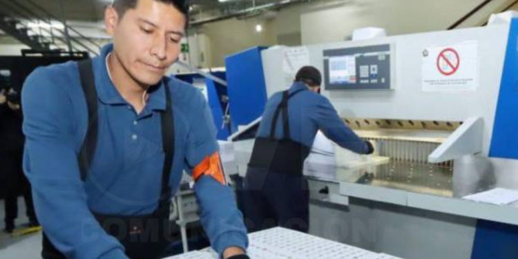 El 18,34 % de papeletas está impreso