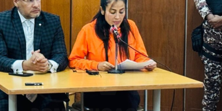 Mayra Salazar y otros nueve sentenciados por procedimiento abreviado ofrecieron disculpas públicas