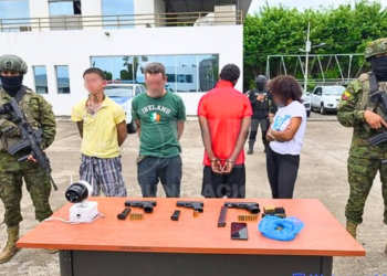 Operaciones en Portoviejo dejan armas y sustancias ilícitas decomisadas