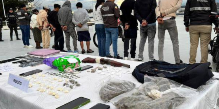 21 detenidos tras operativos realizados en La Marín, El Tejar y Toctiuco en Quito