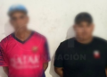 DOS EXTORSIONADORES APREHENDIDOS EN GUAYAQUIL