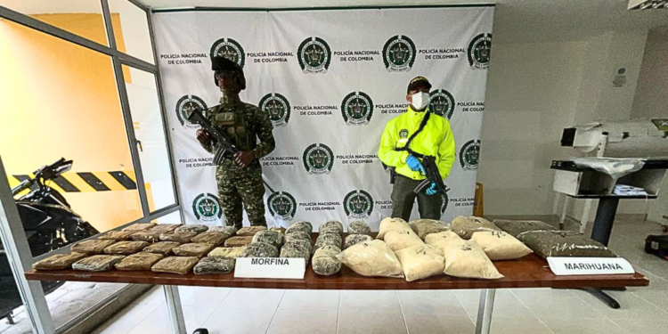 Policía de Ecuador y Colombia desmantelan laboratorio donde se producía heroína