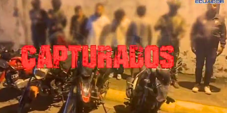 Cuatro presuntos integrantes de Los Lobos fueron detenidos en Quevedo por receptación y porte ilegal de armas