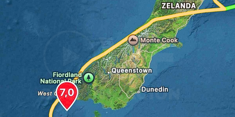 Terremoto de 6,7 sacude Nueva Zelanda