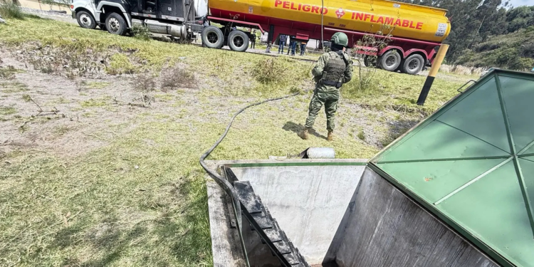 Perforación clandestina del poliducto fue encontrada en Cotopaxi