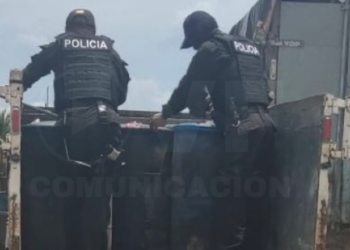 Policía decomisa 275 galones de diésel en operativo fronterizo