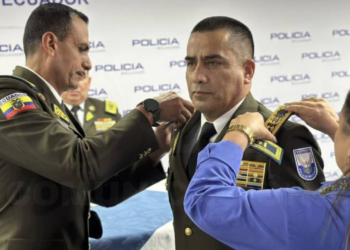 Pablo Dávila Maldonado es el nuevo Comandante General de la Policía