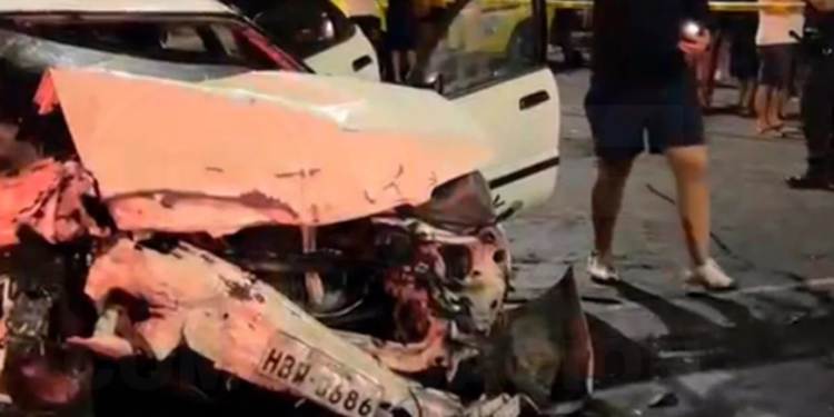 Fallece adulta mayor y cuatro heridos, incluida una bebé, en accidente en Manta