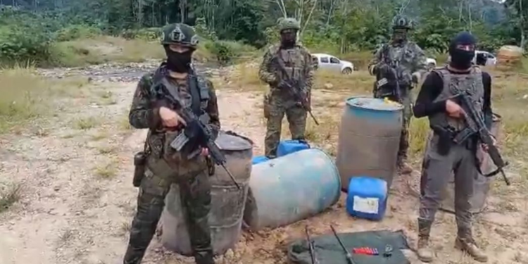 1800 militares cercan a Comandos de la Frontera en selva de Orellana