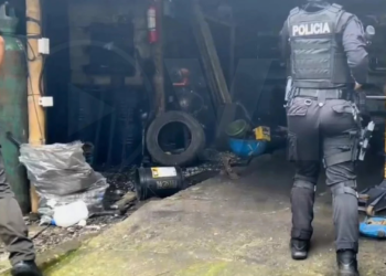 Policía allana 21 locales de autopartes en operativo