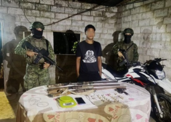 Detenido presunto miembro de GDO con armas y municiones en Quinindé