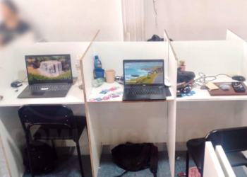 40 detenidos en un call center dedicado a la extorsión