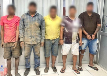 Diez detenidos en Santa Lucía, Guayas, por armas y receptación