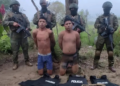 Ejército Ecuatoriano captura a dos extorsionadores armados en operativo en Los Ríos