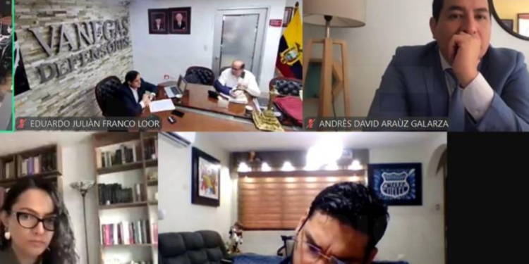 Fiscalía pide prohibición de salida del país para Andrés Arauz, Esther Cuesta y Raúl González