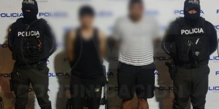 Policía Nacional aprehendió a dos ciudadanos por el presunto delito de secuestro y robo a vehículo en El Oro