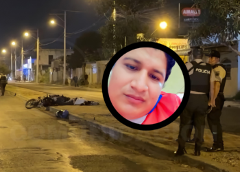 Delivery asesinado en la avenida Circunvalación Norte de Machala