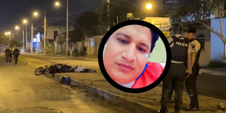 Delivery asesinado en la avenida Circunvalación Norte de Machala