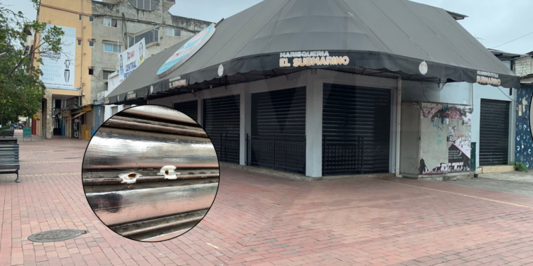 Marisquería baleada en el centro de Machala durante la madrugada