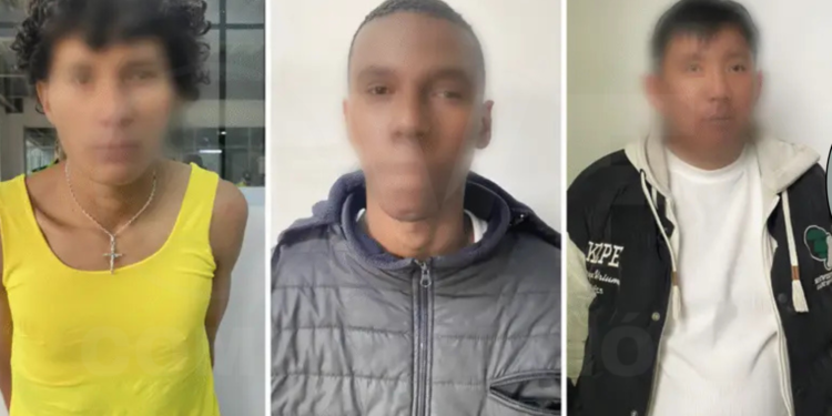 Tres extorsionadores capturados en Ambato Sur