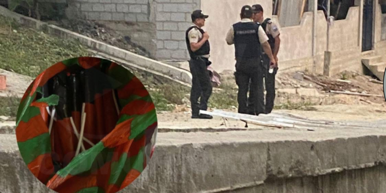 Encuentran tacos de dinamita cerca de polideportivo en Arenillas