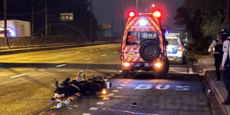 Un motociclista fue asesinado frente al cuartel del GOE en Guayaquil